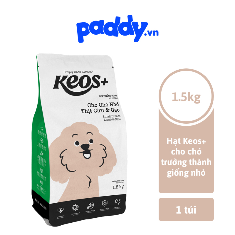 Thức ăn hạt cho chó mọi lứa tuổi keos