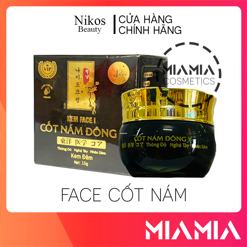 Kem face cốt nám đông y nicos beauty thanh nhi chính hãng 15g - 8938546539093