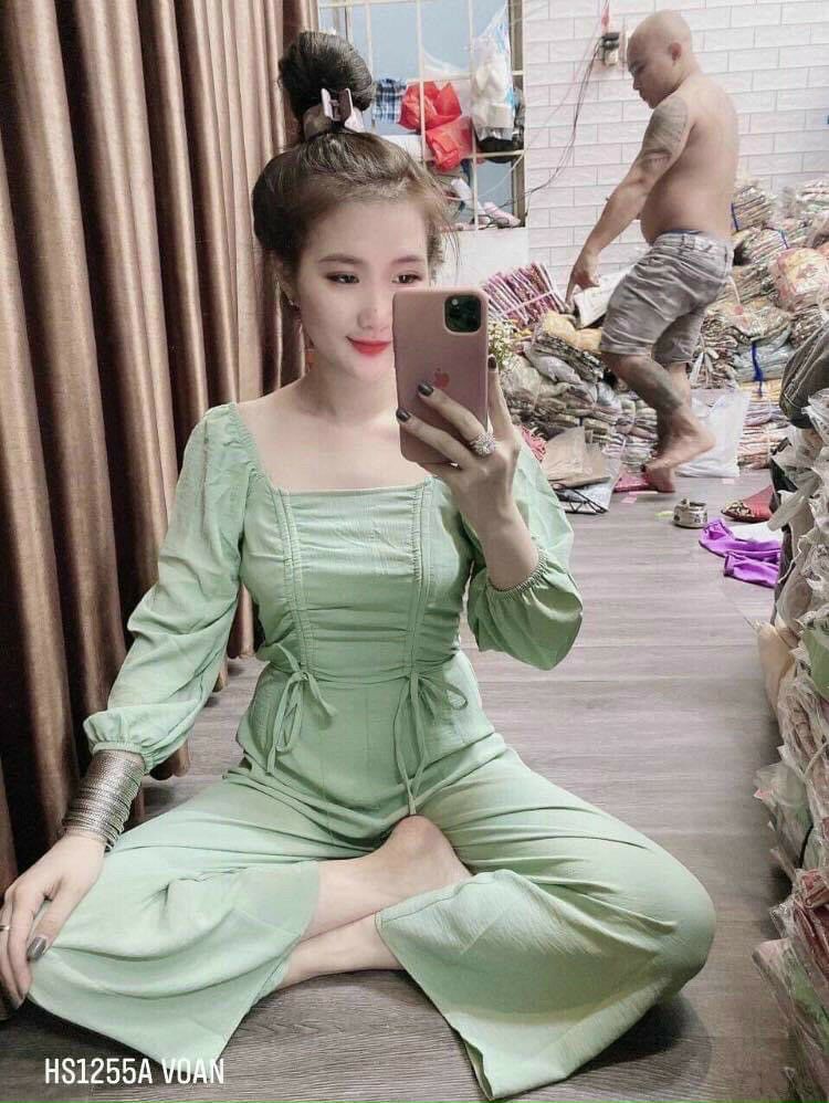 Set bộ voan rút dây áo