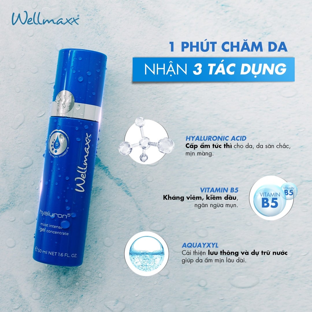 Serum HA well maxx gel serrum cấp ẩm phục hồi ( hàng công ty )