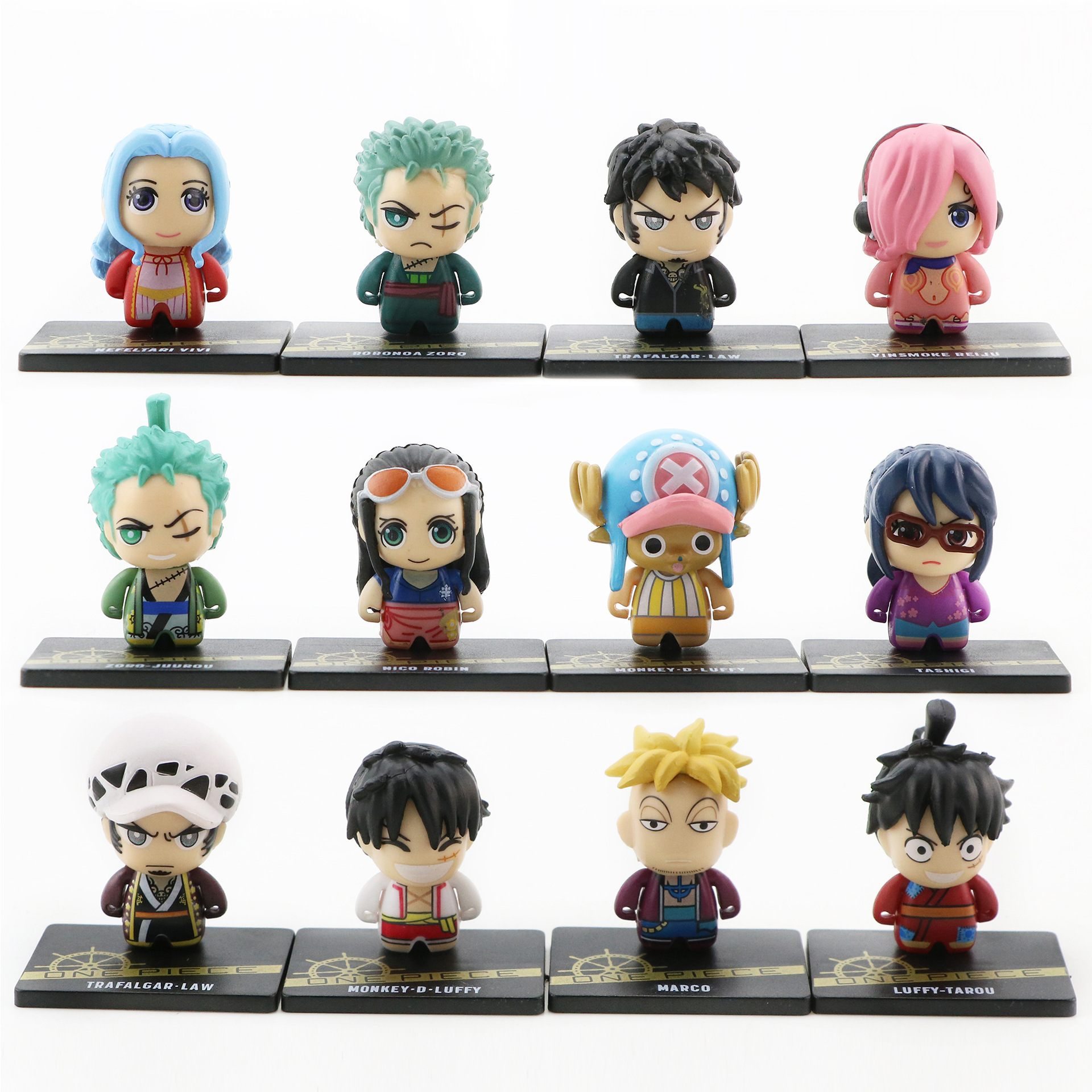 Mô hình chibi luffy zoro law One Piece - Luffy mũ rơm