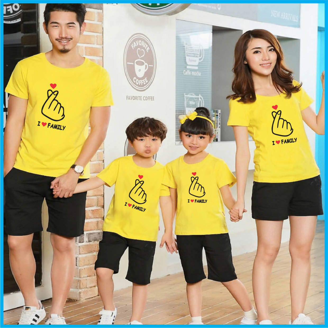 Áo thun gia đình bắn Tym