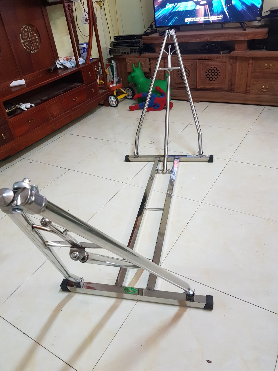 Bộ võng xếp inox thang vuông ( Bao gồm khung và lưới)