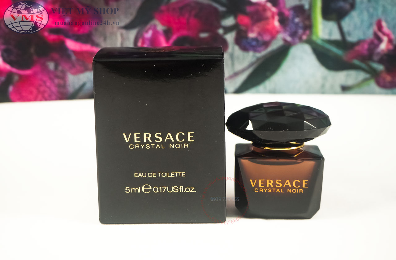 Nước hoa nữ Versacee Crystal Noir Eau De Toilette 5ml