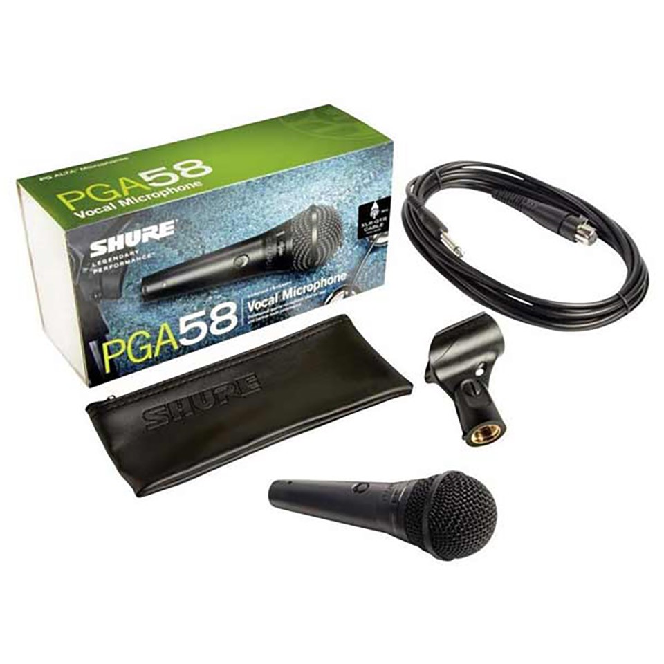 Micro có dây SHURE PGA58-QTR - Hàng Chính Hãng