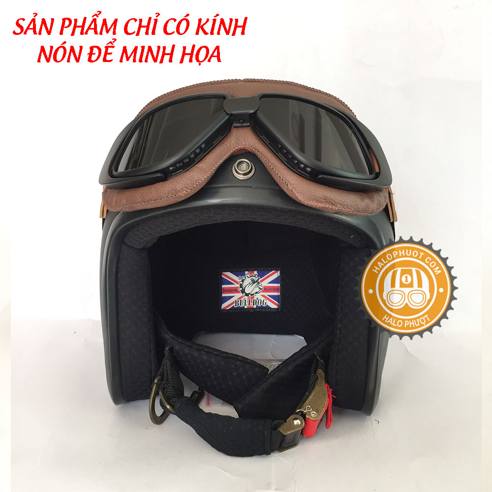 Kính da Bulldog B8 cao cấp (chính hãng) Goggle