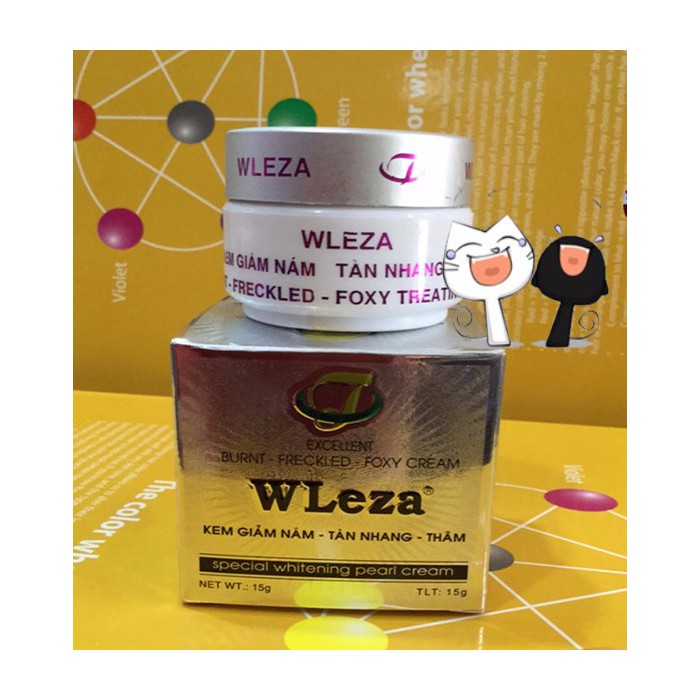 Wleza kem giảm nám tàn nhang thâm 15g