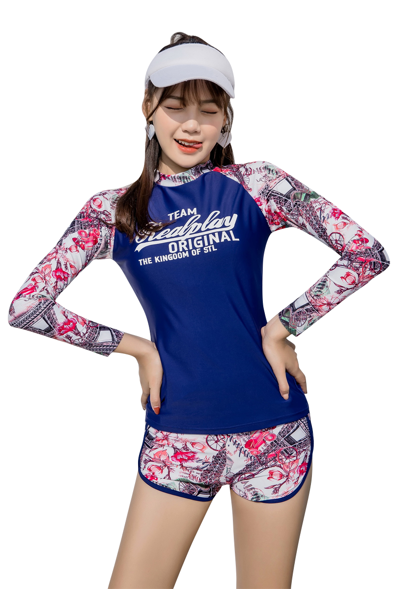 Đồ bơi nữ tay dài trẻ trung