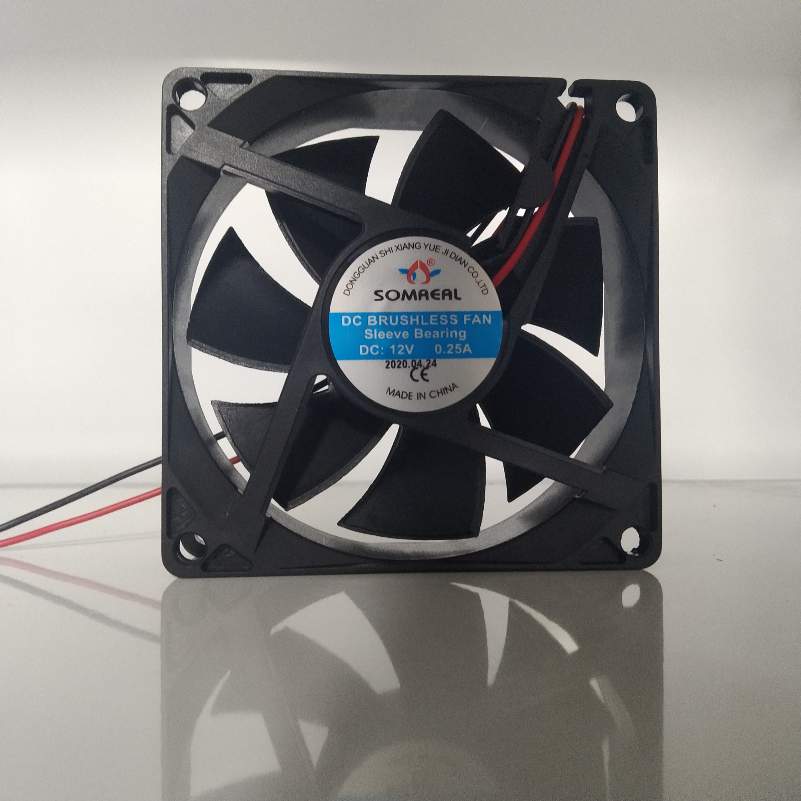 Quạt tản nhiệt  8*8*2.5cm  12V  0.25A