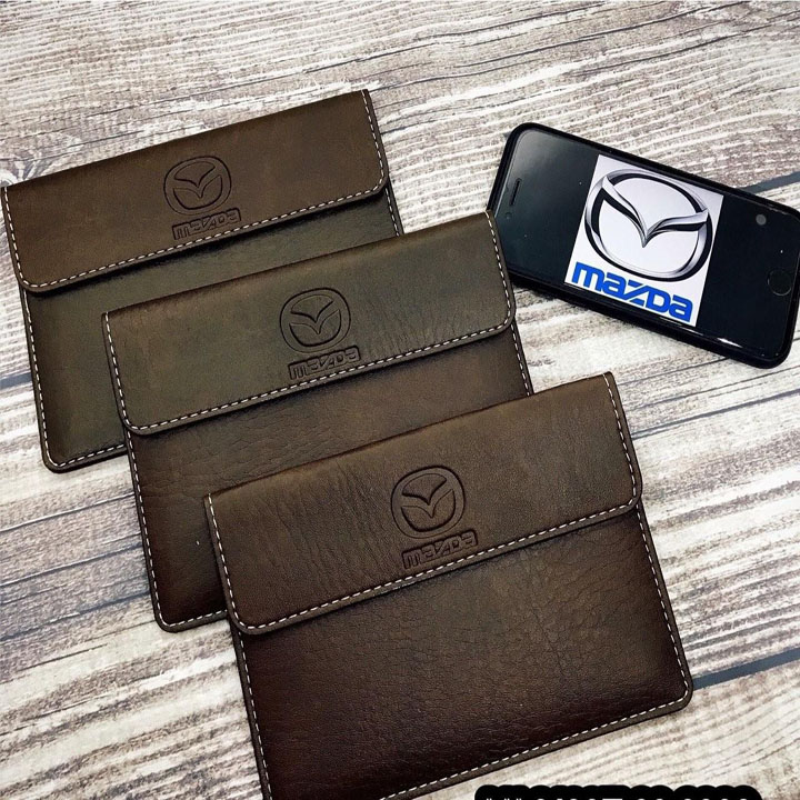ví đựng giấy tờ xe ô tô logo hãng MAZDA
