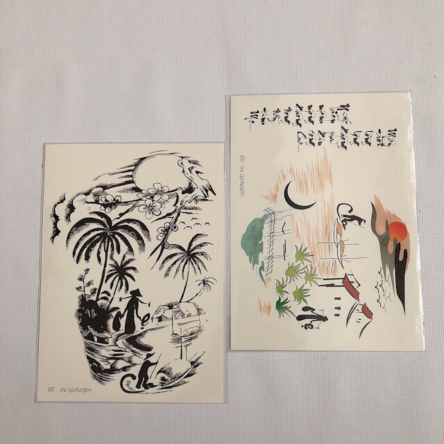 [HCM]Combo 2 tấm hình xăm dán tattoo 15x21cm CHA MẸ & FAMILY  (Tặng ngay 1 tấm đồng size khi mua 2 combo)