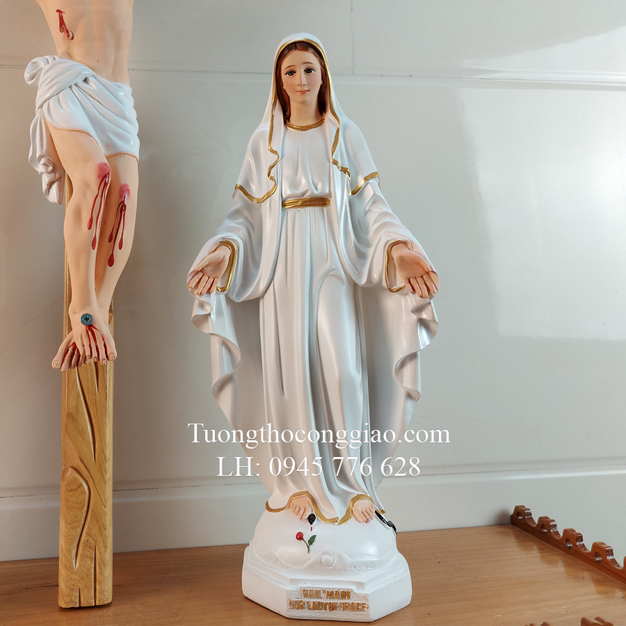 Bộ tượng bàn thờ Công Giáo 45cm