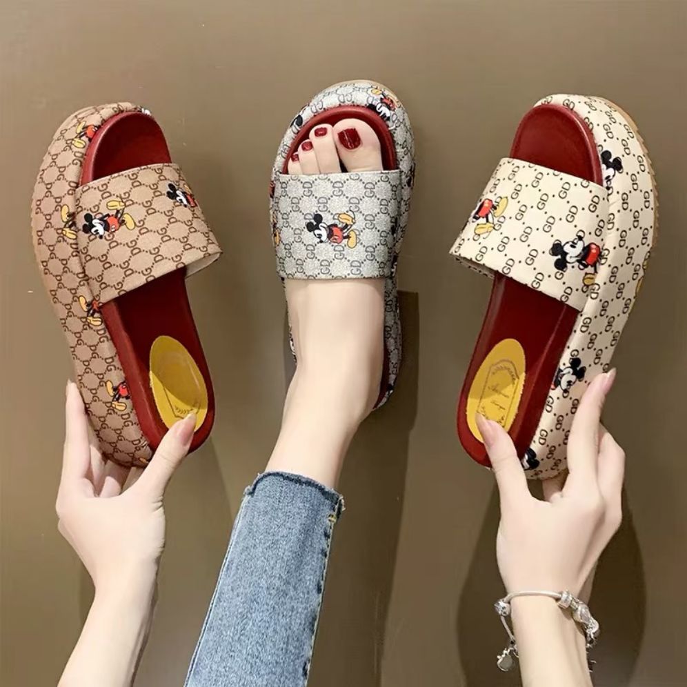 dép bánh mỳ mickey hàng quãng châu
