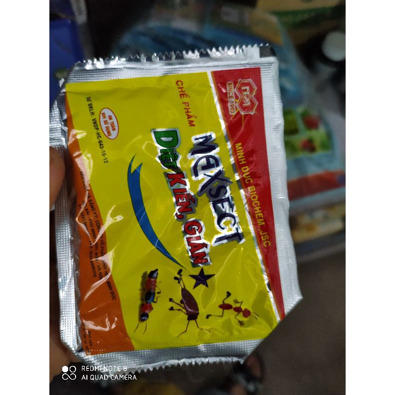 Thuốc rắc diệt kiến, gián, côn trùng Maxsect 20g