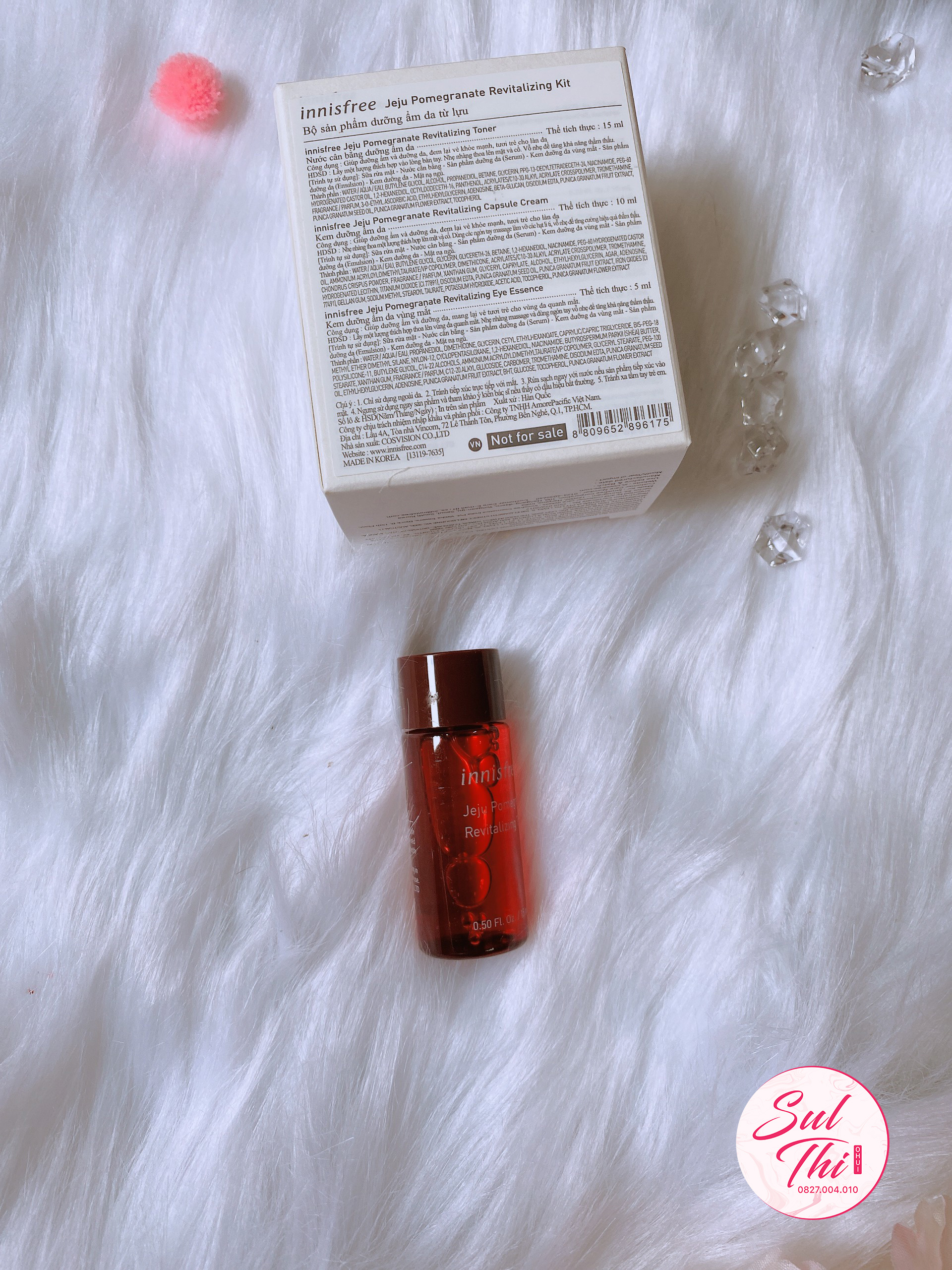 Set dưỡng da mini Lựu đỏ Innisfree Jeju Pomegranate