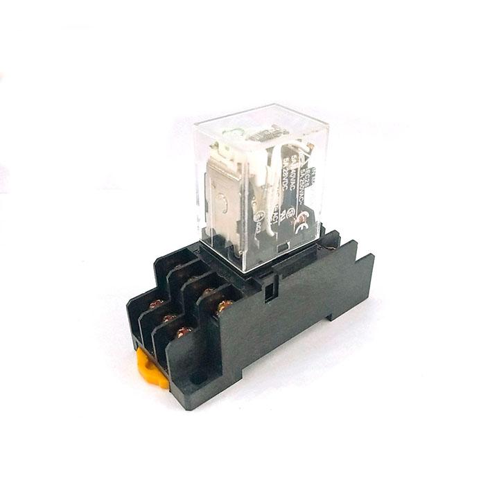 Rơ Le Omron 12V-10A 8 Chân - Kèm đế