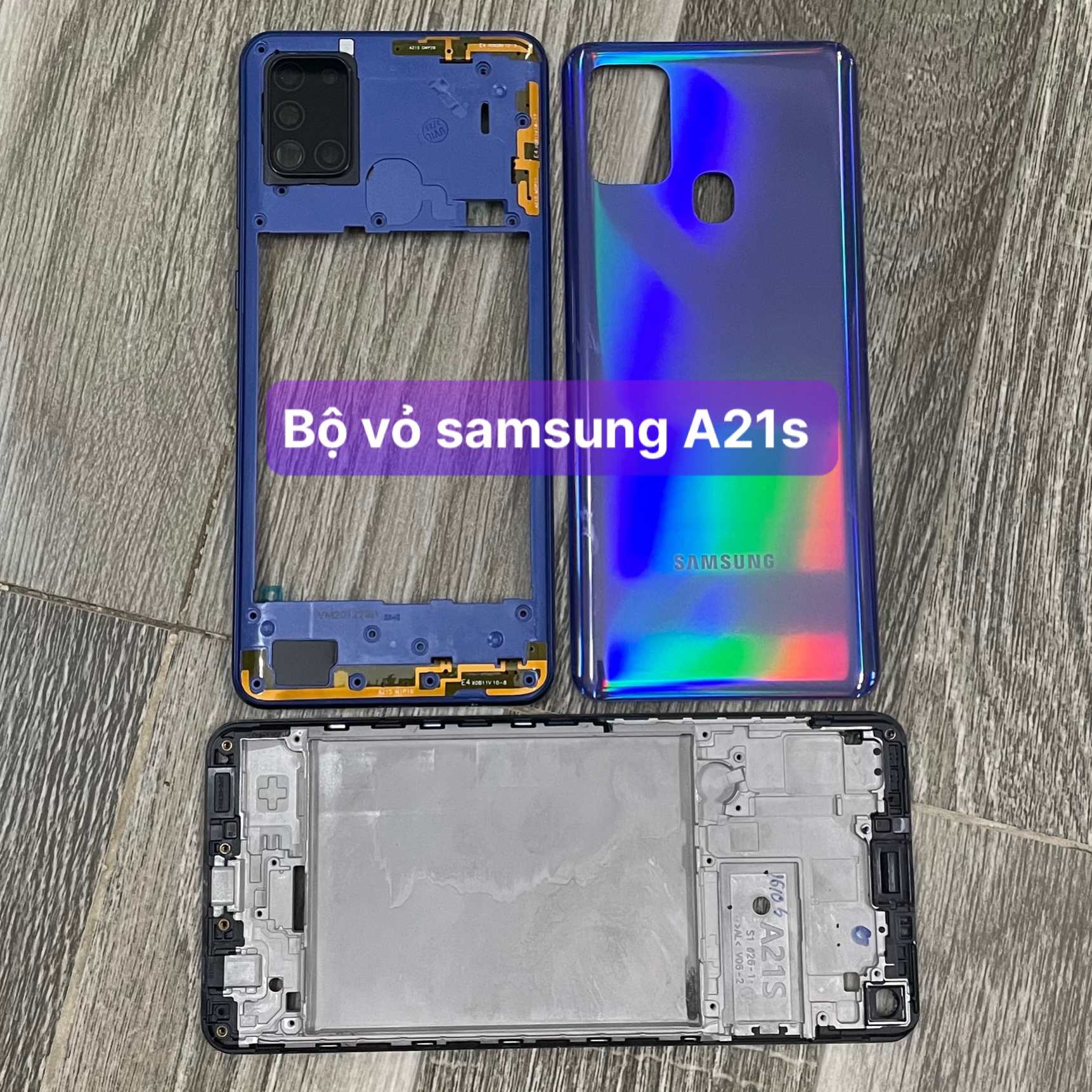 Bộ vỏ samsung A21s , A217F zin