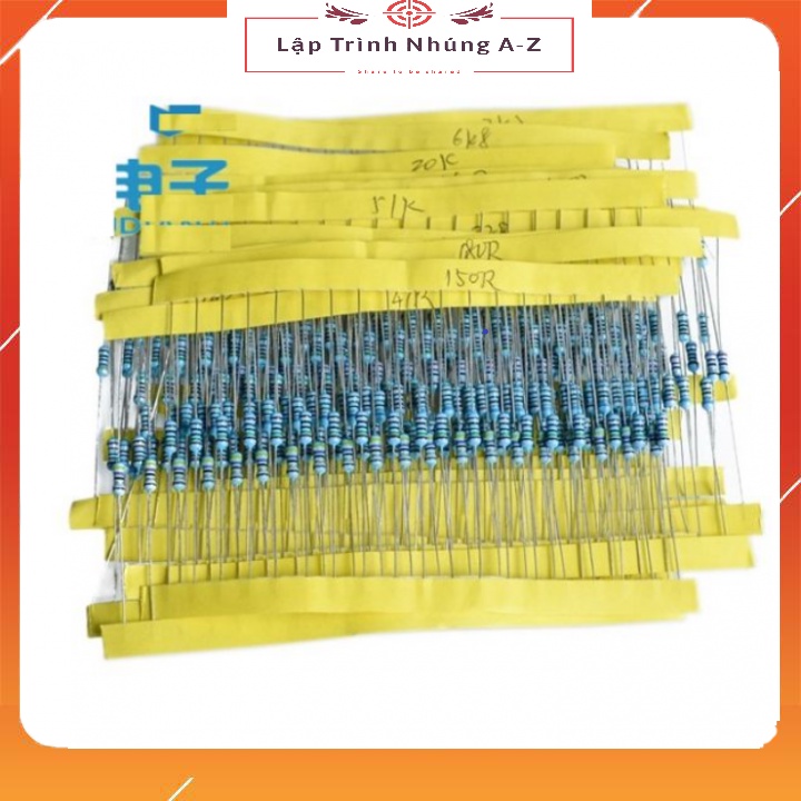 [Lập Trình Nhúng A-Z][G6] Combo 30 Loại Điện Trở 1/4W 1% (600 Cái)