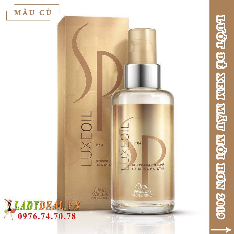 Tinh Dầu Phục Hồi Tóc Wella Sp Keratin 100ml