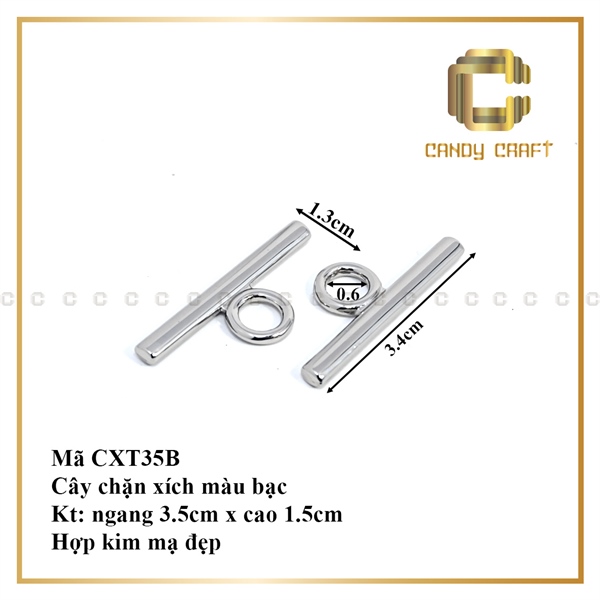 Cây chặn dây xích - phụ kiện làm túi xách
