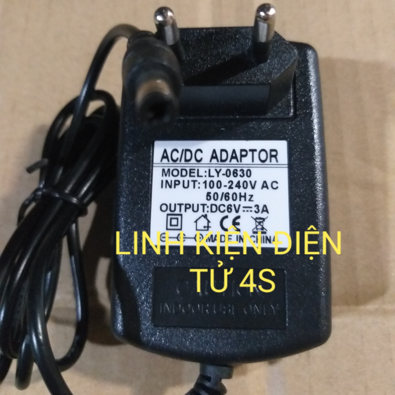 ADAPTER AC-DC 6V - 3A - CHUẨN 5.5MM