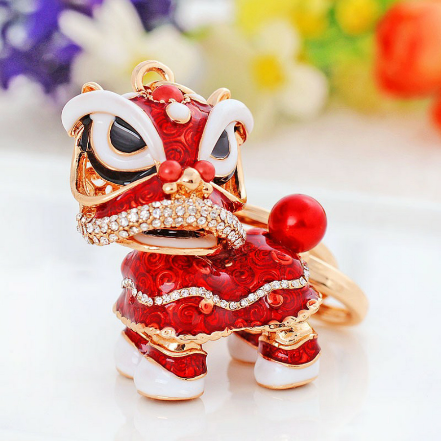 Móc khoá kỳ lân may mắn siêu dễ thương