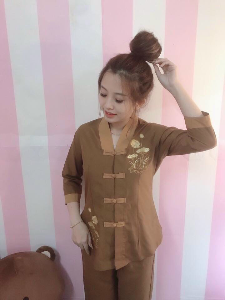 Đồ Lam Nữ Đi Chùa - La Hán Phối
