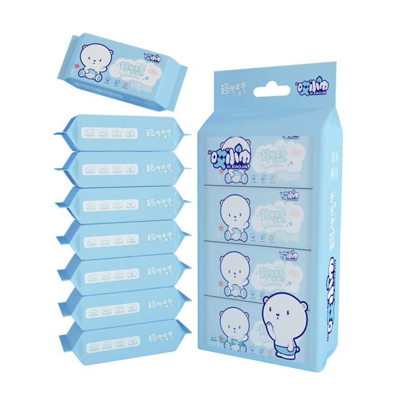 BỊCH 8 GÓI KHĂN ƯỚT MINI BỎ TÚI HÀNG HOT