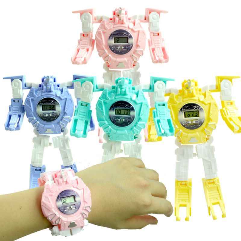 ĐỒNG HỒ BIẾN HÌNH ROBOT 2 TRONG 1 CHO BÉ