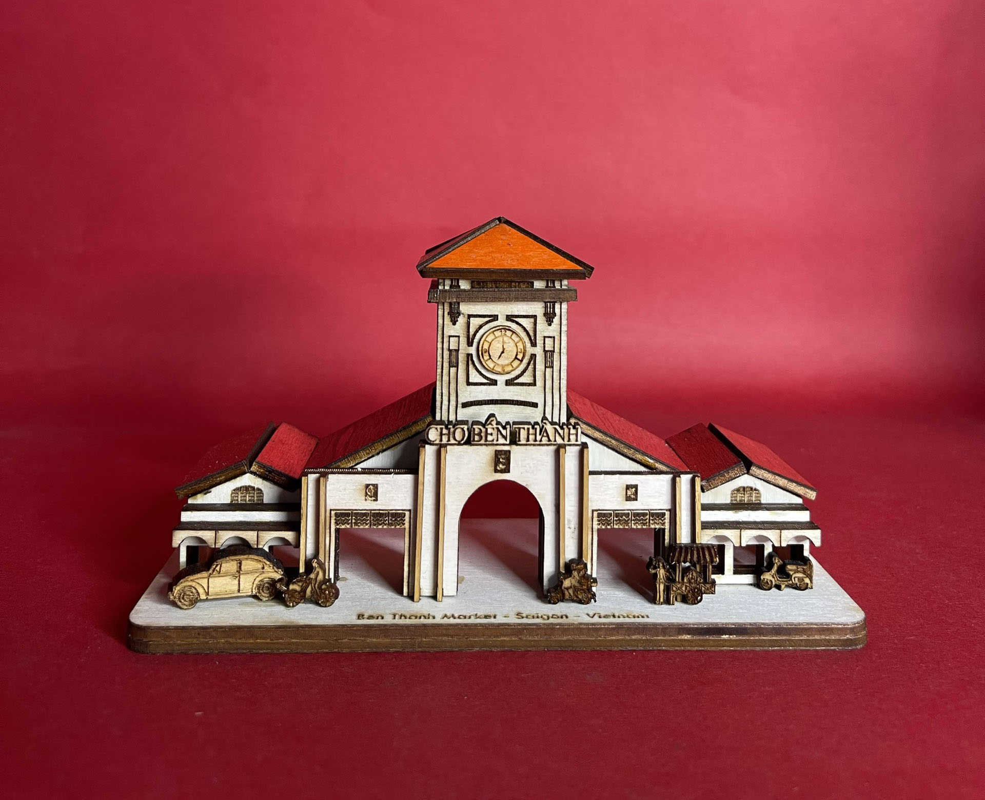 MÔ HÌNH 3D CHỢ BẾN THÀNH (CỠ NHỎ)