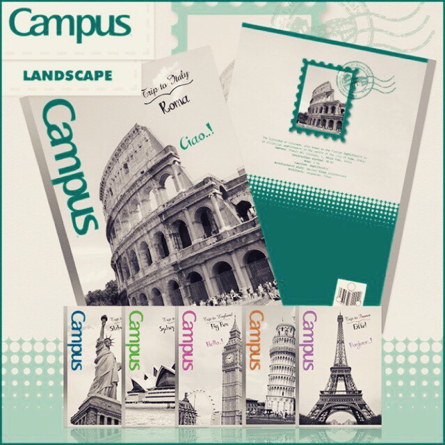 Vở campus kẻ ngang 200 trang