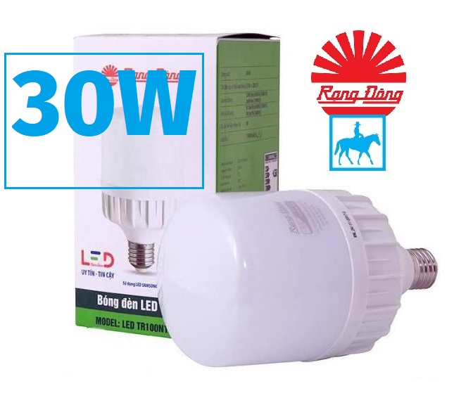 Bóng đèn led bulb 50w rạng đông trụ e27 220v
