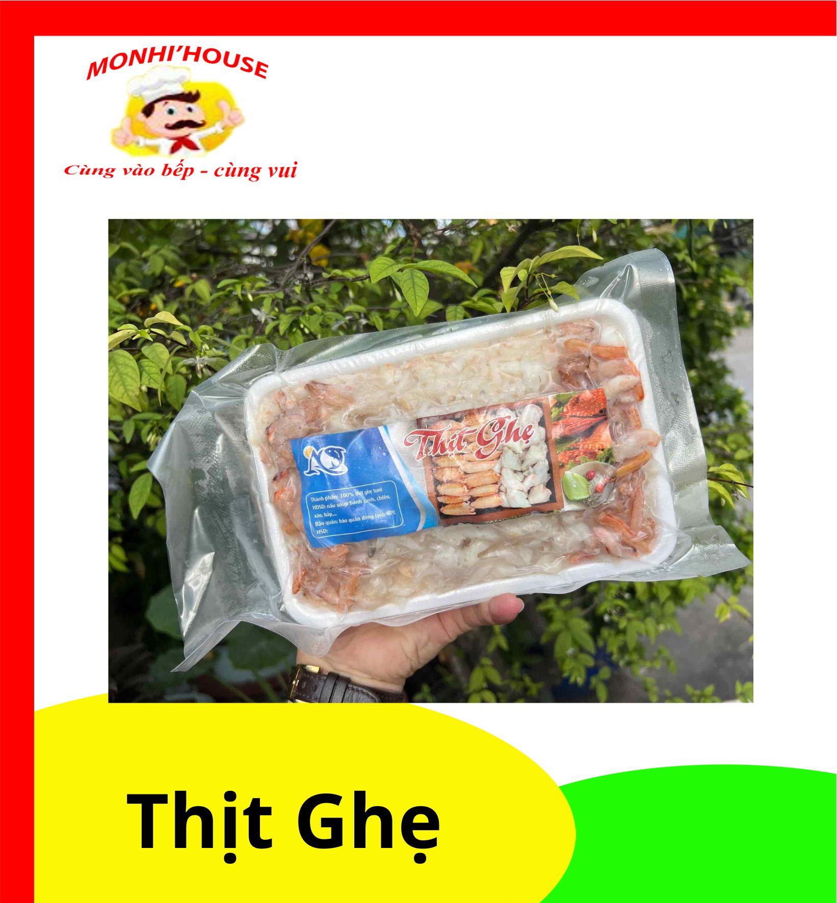 250g/500g thịt ghẹ ngon, sạch_giao hỏa tốc hcm