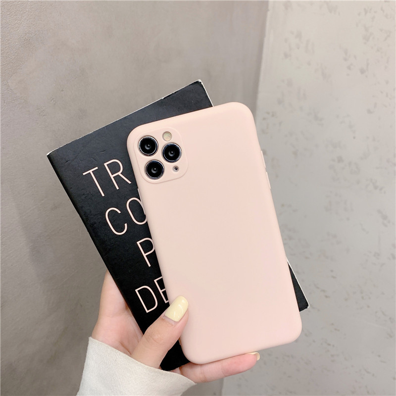 Ốp Lưng Silicon Màu Bảo Vệ CAMERA