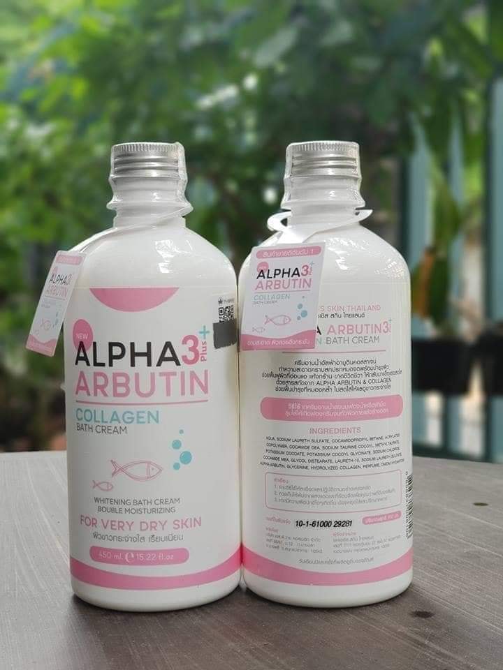 Sữa tắm trắng da ALPHA ARBUTIN 3 PLUS+ Thái Lan
