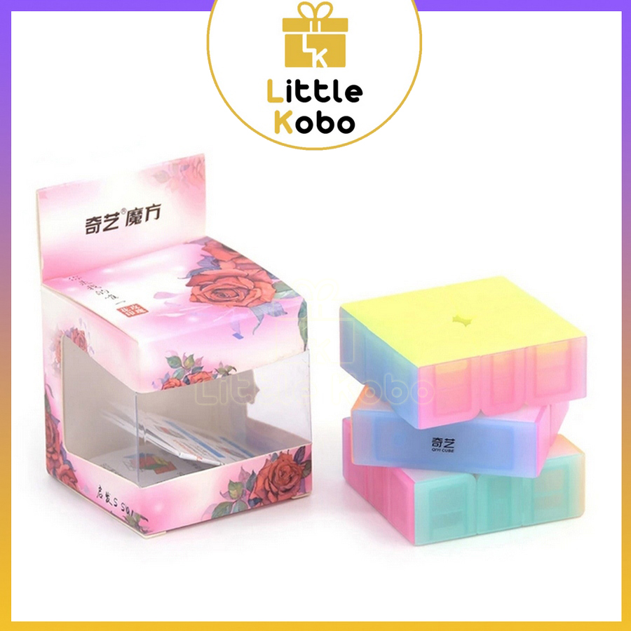Rubik Square-1 QiYi Jelly SQ1 Thạch Anh QiFa Rubic Biến Thể Đồ Chơi Trí Tuệ Trẻ Em Phát Triển Tư Duy - Little Kobo