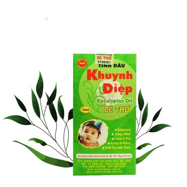 (Chính hãng Tem Cty) Tinh dầu Khuynh Diệp Bé Thơ 35ml cho bé