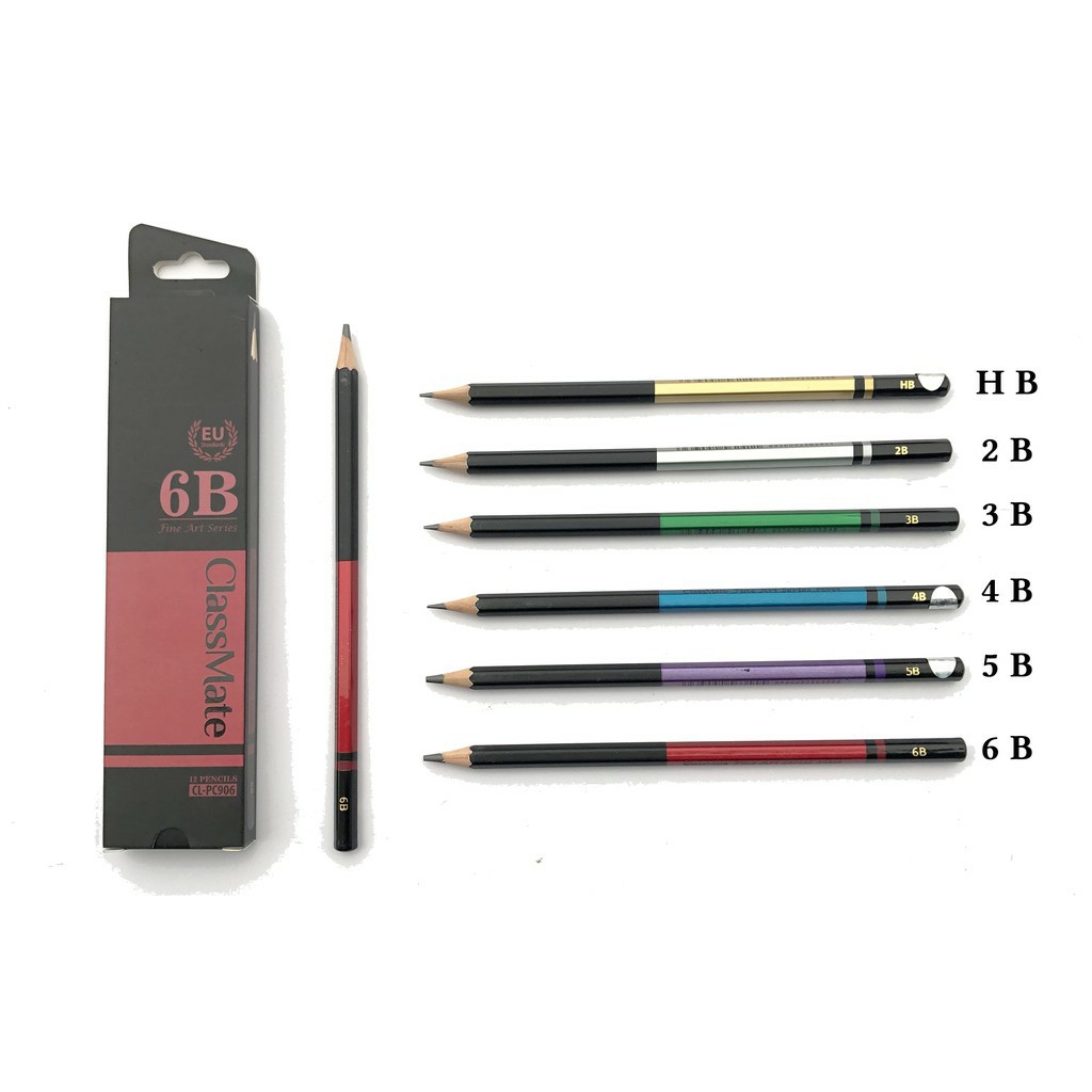 [HCM]Bút Chì Cao Cấp 2b 3b 4b 5b 6b Classmate