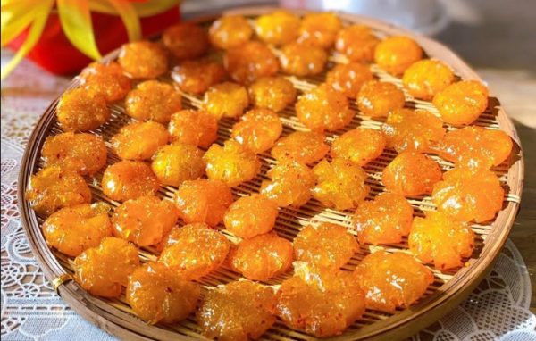 1KG Mứt tắc ép nguyên trái dùng pha nước, làm mứt