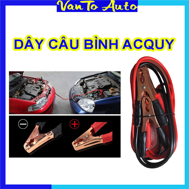 Bộ 2 Dây Câu Bình Ắc Quy Ô Tô 500AMP
