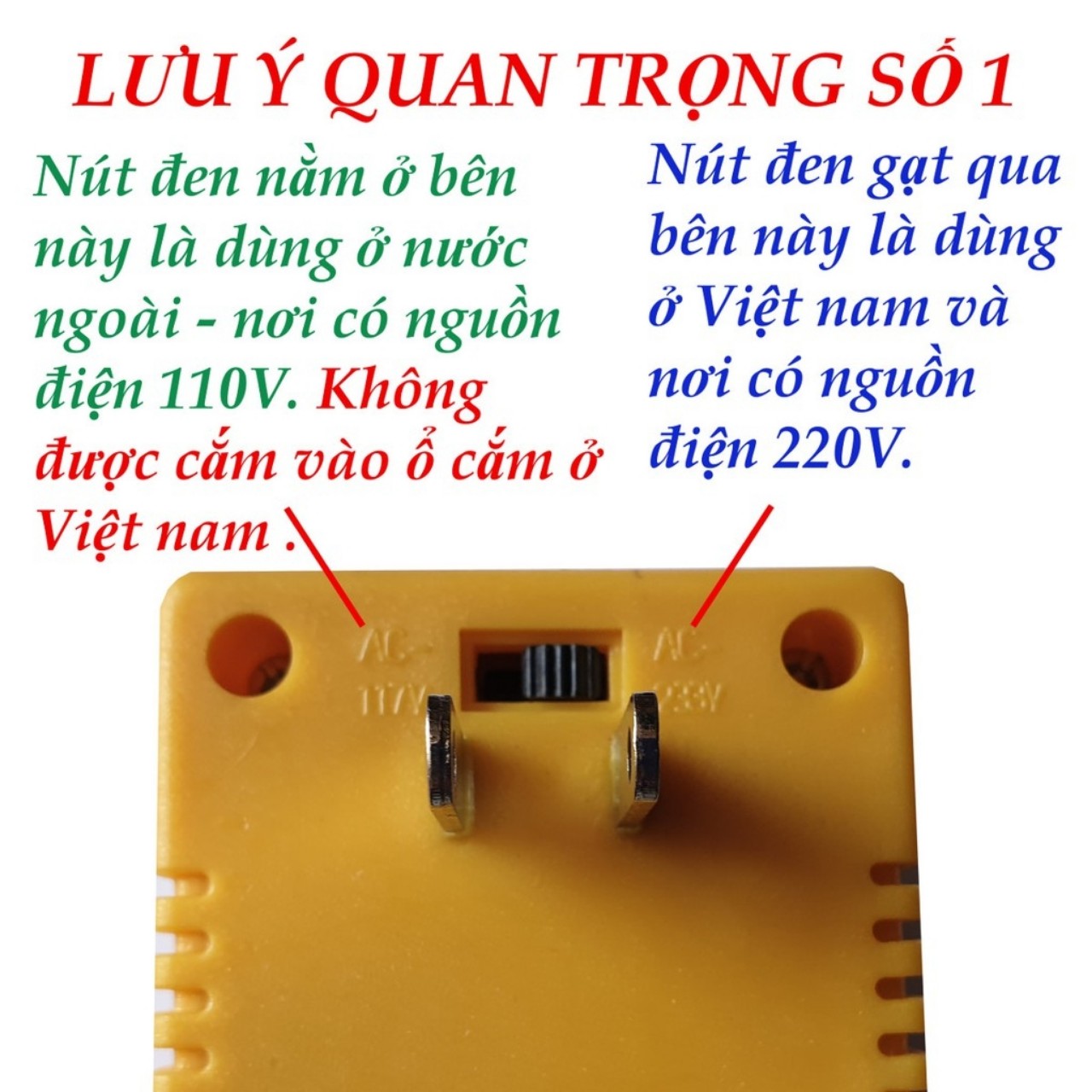 [HCM]Cục chuyển điện 220V-110V (100W)