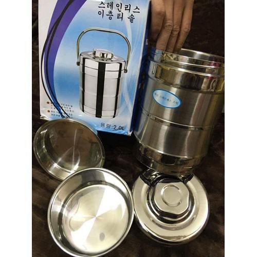 CẶP LỒNG INOX 2.0 LÍT HÀN QUỐC