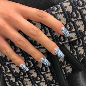Sticker 3D Thương Hiệu Dior - Hình dán móng tay