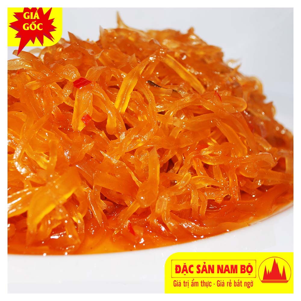 Mắm đu đủ sợi, trộn sẵn hủ 500gr, đặc biệt thơm ngon được ướp sẵn ăn liền