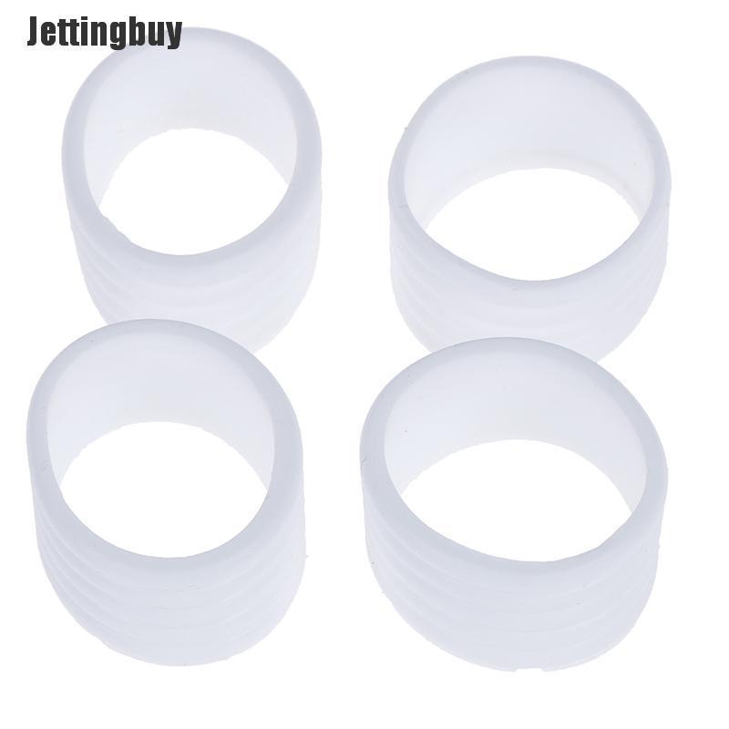 Jettingbuy 4 Cái Kẹp Vòng Cao Su Cho Vợt Tennis Vòng Cao Su Tay Cầm Co Giãn Co Giãn