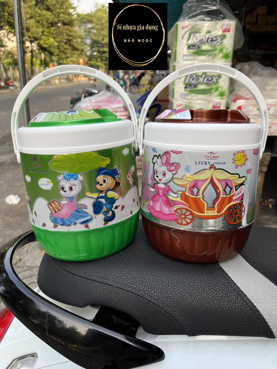 Bình Đá 1 lít dễ thương nhựa tý liên