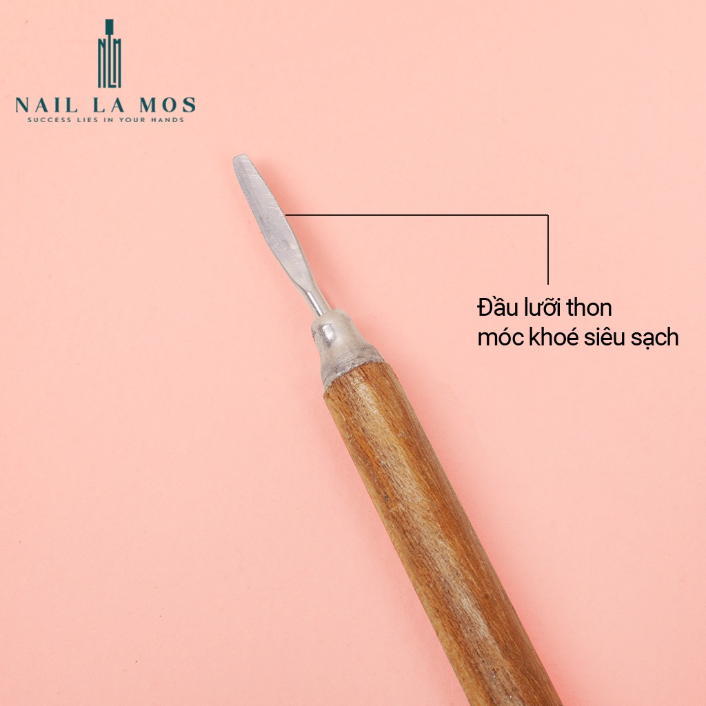 cây lấy khoé móng cán gỗ chuyên dụng nail