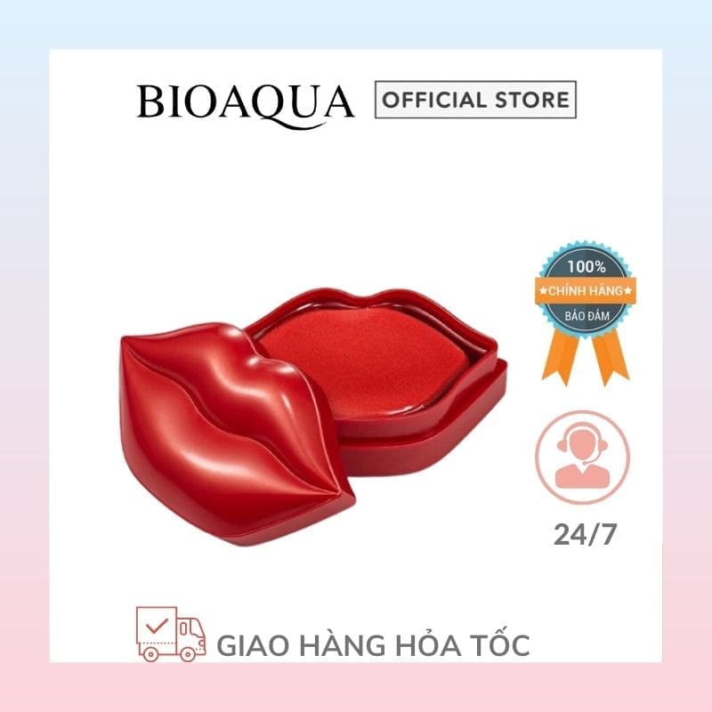 Mặt nạ môi Bioaqua, Zuzo, Hiisees cherry dưỡng môi hồng hộp 20 miếng Bioaqua store