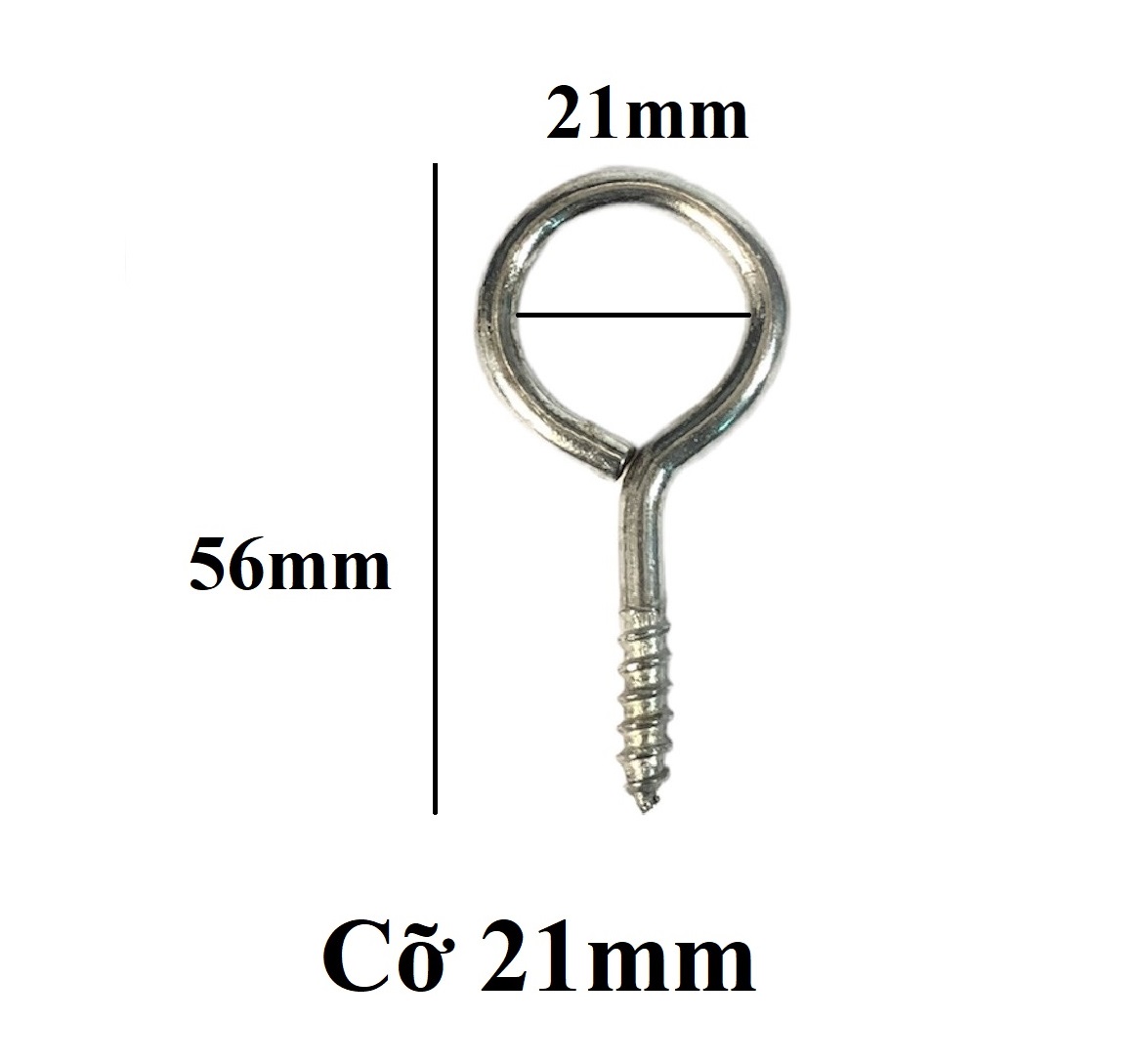 Combo 10 chiếc Khoen cửa vặn ổ khóa, khoen tròn, khoen treo màn