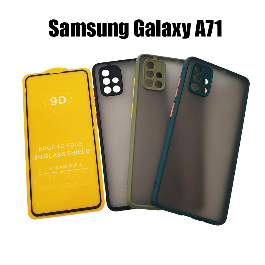 Ốp lưng nhám bảo vệ camera Galaxy A71